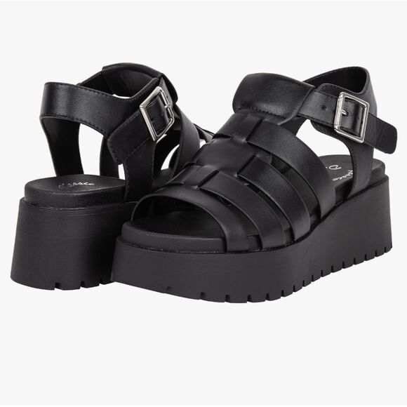 BRAND NEW SANDALS OPEN TOE FISHERMAN MULTI STRAP GLADIATOR PLATFORM SANDAL - Picture 1 of 16
